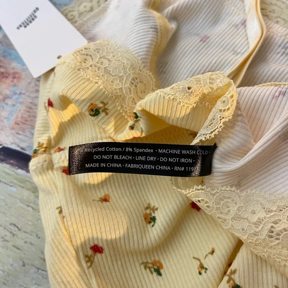 UO Out From Under Into The Woods Cotton Top, Color: Neutral, Size: M, NWT - Picture 8 of 8